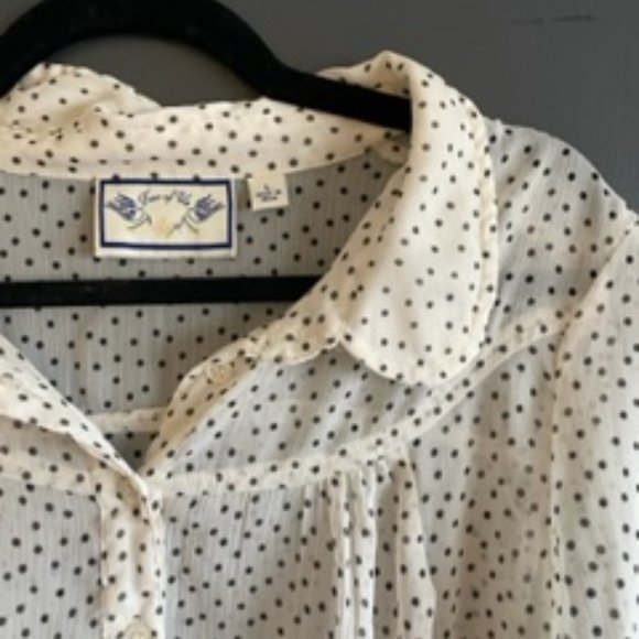 Anthropologie Polka Dot Shirt - Picture 3 of 3